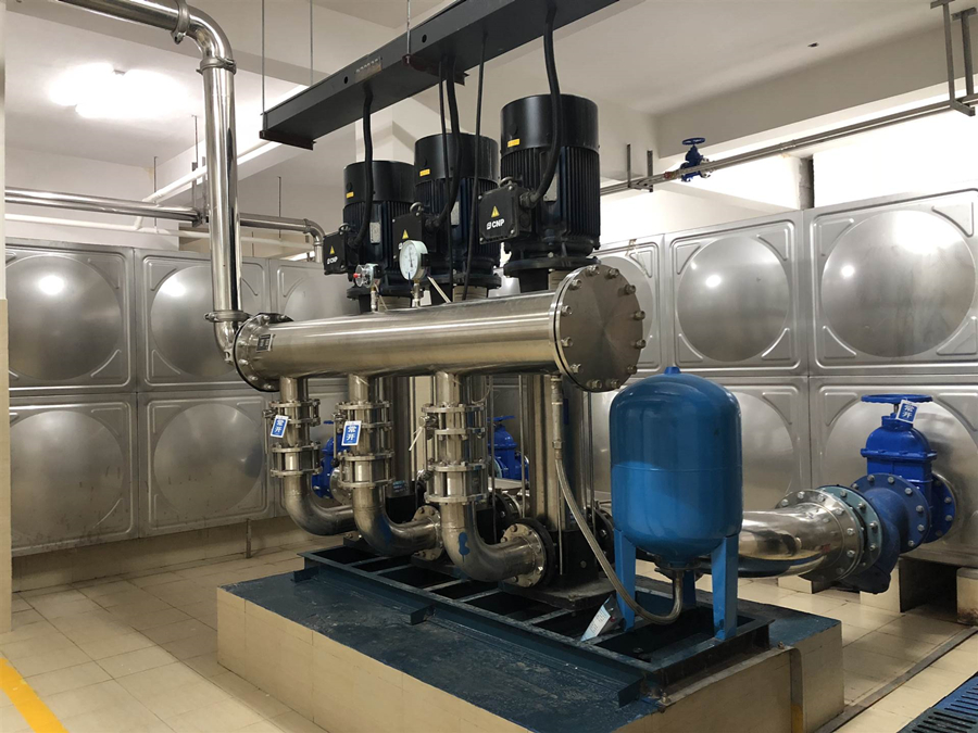 无负压变频恒压供水设备安装