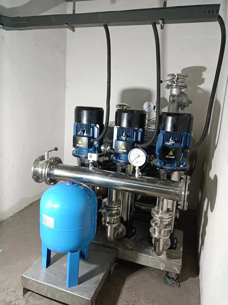 无负压供水设备安装