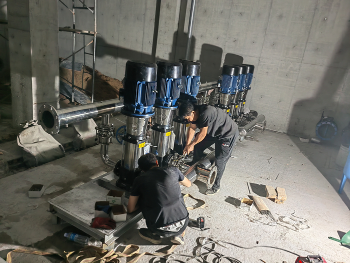 变频供水设备安装